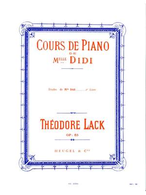 Théodore Lack: Cours de Piano de Mlle Didi Etudes Volume 2 Piano