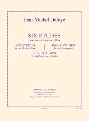 Jean-Michel Defaye: 6 Etudes