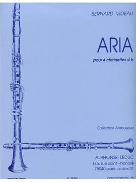 Bernard Videau: Videau Carboulet Aria Arabesque 4 Clarinets
