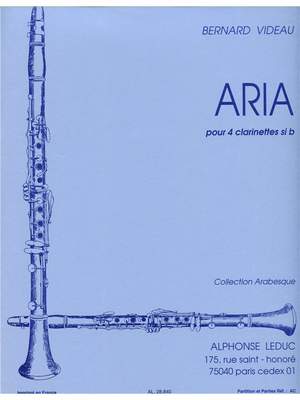Bernard Videau: Videau Carboulet Aria Arabesque 4 Clarinets
