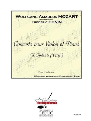 Wolfgang Amadeus Mozart: Concerto Pour Violon Piano Et