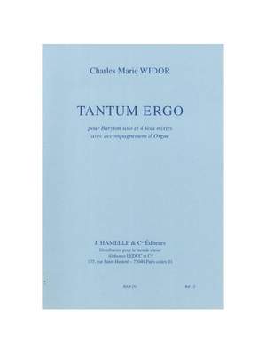 Charles-Marie Widor: Tantum Ergo Baryton Solo-4 Voix Mixtes et Orgue