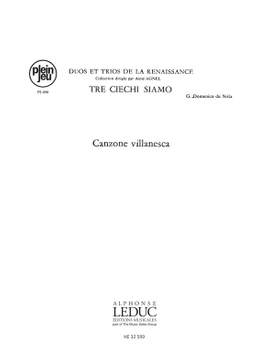 Giovanni Domenico del Giovane da Nola: Duos Trios Renaissance Pj490