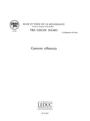 Giovanni Domenico del Giovane da Nola: Duos Trios Renaissance Pj490