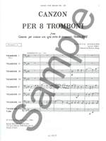 Tiburtio Massaino: Massaino King Canzon 8 Trombones Mfb140 Product Image