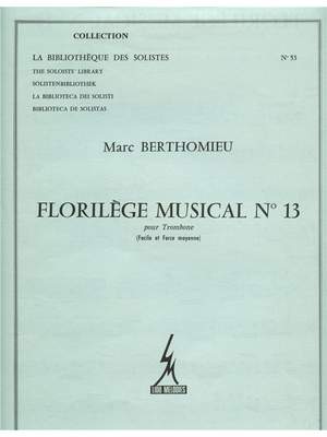 Marc Berthomieu: Florilege Musical N013