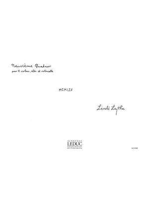 Laszlo Lajtha: Quatuor A Strings N09 Op57