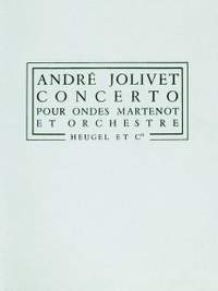 André Jolivet: Jolivet Concerto Ondes Martenot Ph163 Orchestra