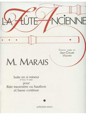 Marin Marais: Marin Suite In B Minor 4eme Livre Flute Oboe & BC
