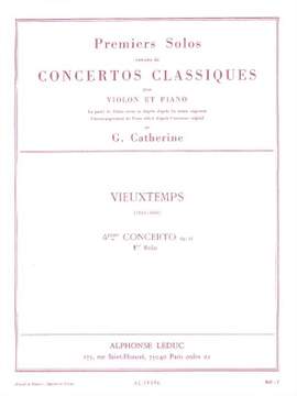 Henri Vieuxtemps: Premier Solo Extrait concerto No.4 Op31