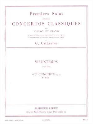 Henri Vieuxtemps: Premier Solo Extrait concerto No.4 Op31