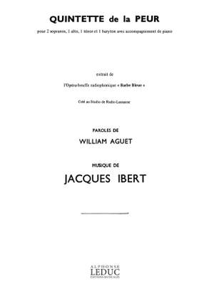 Jacques Ibert: Quintette De La Peur