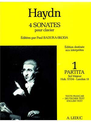 Franz Joseph Haydn: 4 Sonatas Volume 1 In G Hob 16/6