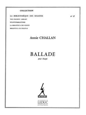 Annie Challan: Ballade Harpe - Lm017
