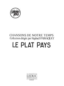 Jacques Brel: Chansons de Notre Temps: Le Plat Pays