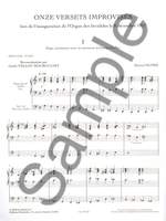 Dupre: 11 Versets Improvises Product Image