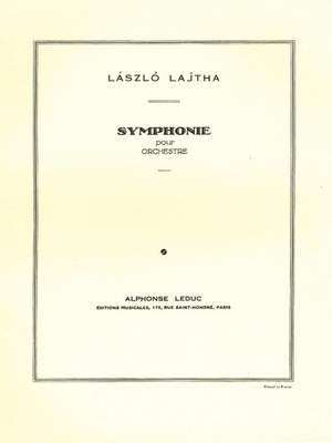 Laszlo Lajtha: Symphonie -Ou Symphonie N01
