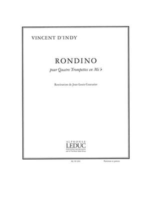 Vincent d'Indy: Indy Vincent D Rondino 4 Trumpets In E Flat