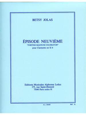 Betsy Jolas: Episode NO9