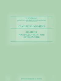 Saint Saens: Quatuor pour Piano, Violon, Alto et Violoncelle