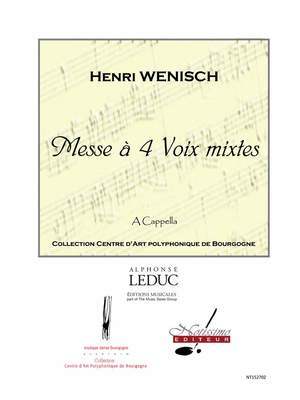 Wenisch: Messe 4 Voix Mixtes - Satb