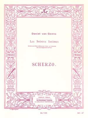 Daniel van Goens: Scherzo pour Violoncelle et Piano