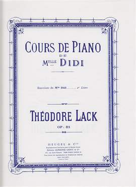 Théodore Lack: Cours de Piano de Mlle Didi Exercices vol. 2 Piano