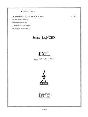 Serge Lancen: Exil