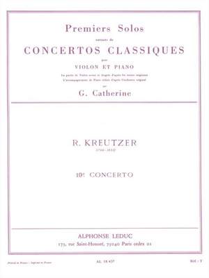 Rodolphe Kreutzer: Premiers Solos Concertos Classiques - 19e concerto
