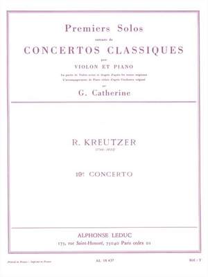 Rodolphe Kreutzer: Premiers Solos Concertos Classiques - 19e concerto