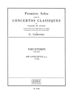 Henri Vieuxtemps: Premier Solo Extrait concerto No.2 Op19