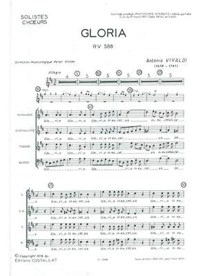 Antonio Vivaldi: Gloria -Rv588 Choeur - Satb
