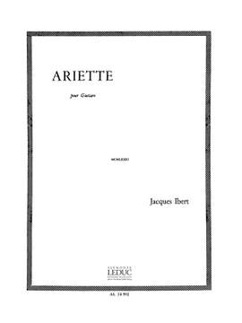 Jacques Ibert: Ariette