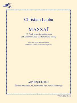 Christian Lauba: Lauba Massai 14e Etude Duo avec Saxophone