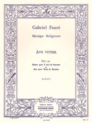 Gabriel Fauré: Ave Verum
