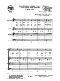 Guy Béart: L'Eau Vive