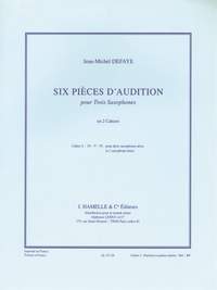 Jean-Michel Defaye: 6 Pièces d'Audition Cahier 2 - 4 Saxophones