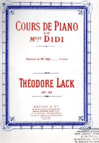 Théodore Lack: Cours de Piano de Mlle Didi Exercices vol. 1 Piano