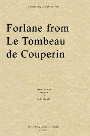 Ravel, Maurice: Forlane from Le Tombeau de Couperin