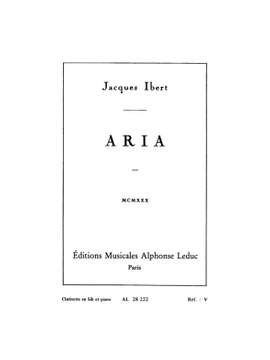 Jacques Ibert: Aria