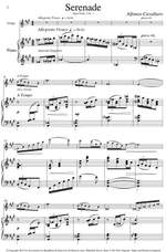 Cavallaro, Alfonso: Serenade for Violin and Piano, Opus Posth 2 No.1 Product Image
