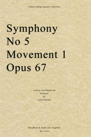 Beethoven, Ludwig Van: Symphony No 5, Movement 1
