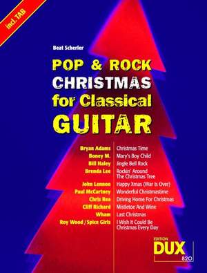 Best of Pop and Rock Christmas for Classical Guitar