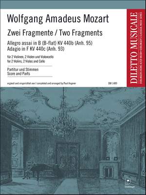 Wolfgang Amadeus Mozart: Zwei Fragmente
