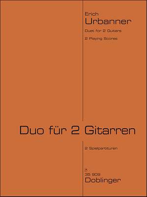 Erich Urbanner: Duo Für 2 Gitarren