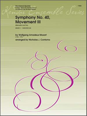 Mozart, W A: Symphony No. 40, Movement III