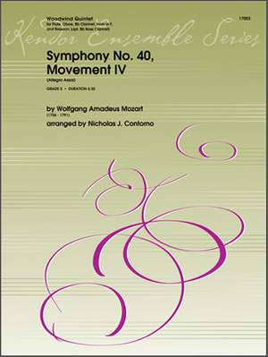 Mozart, W A: Symphony No. 40, Movement IV
