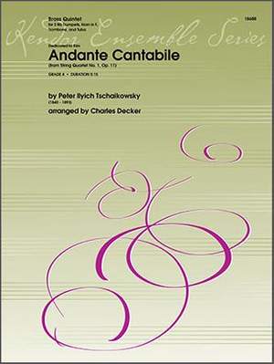 Tchaikovsky, P I: Andante Cantabile