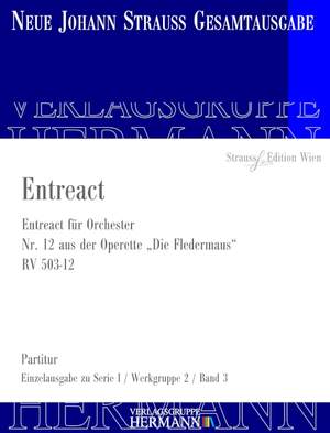 Strauß (Son), J: Die Fledermaus - Entreact (Nr. 12) RV 503-12