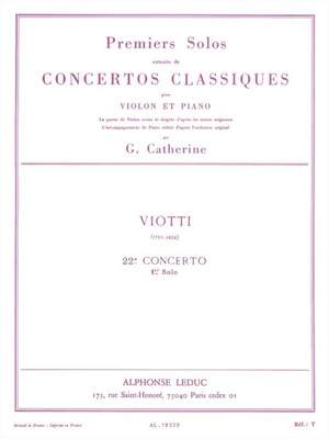 Giovanni Battista Viotti: Premiers Solos Concertos Classiques